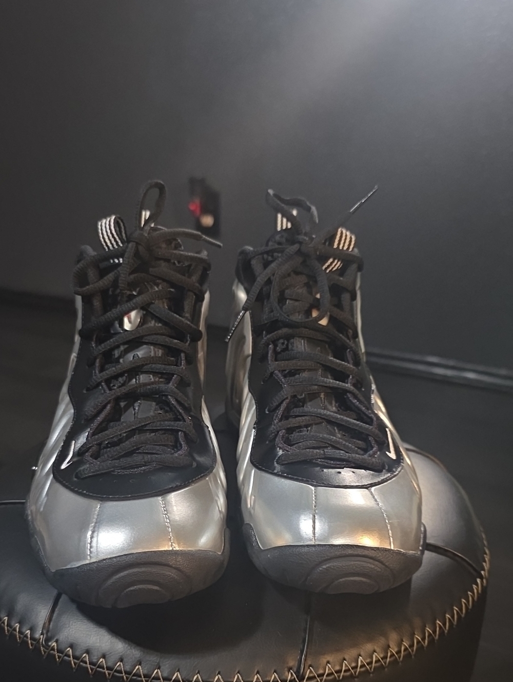 Boy's 2008 Nike Little Posite One GS' Chrome'
